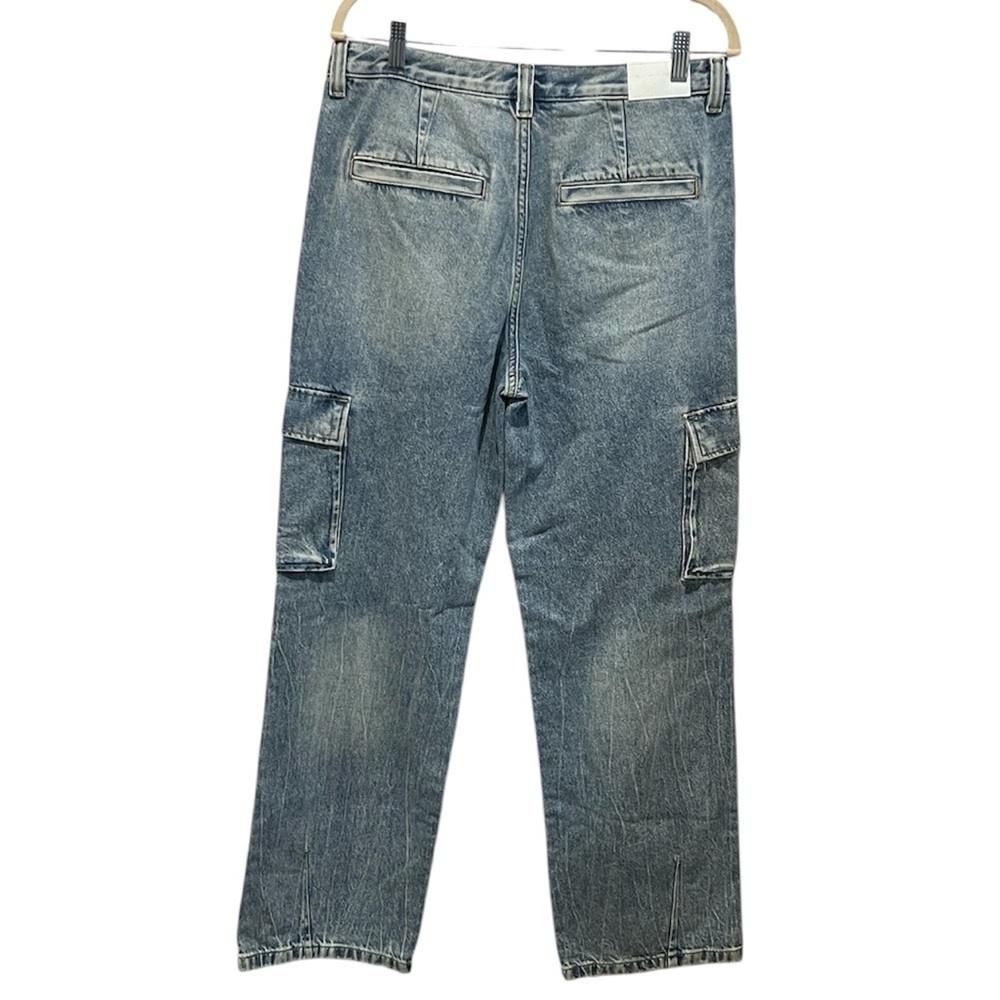 Pistola Bobbie cargo midrise loose straight denim jeans size 29 - Picture 2 of 9